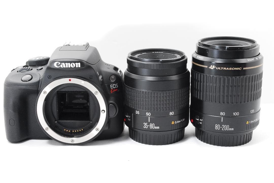 少シャッター数！ Canon EOS kiss x7 ダブルレンズセット