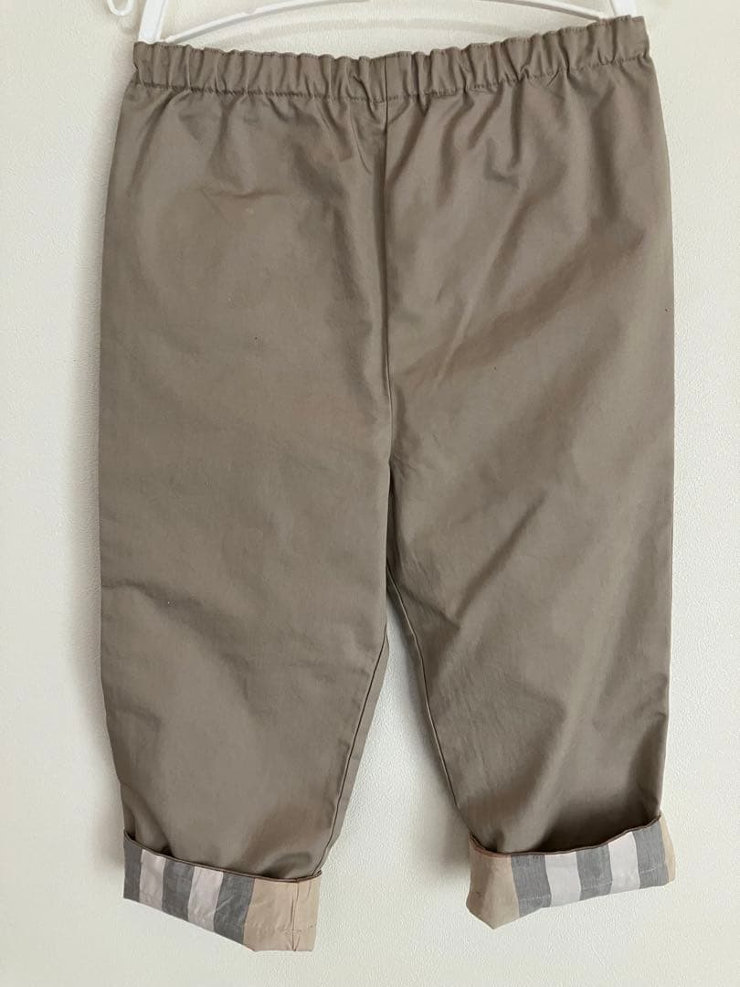 新品未使用　BURBERRY リバーシブルパンツ　24M