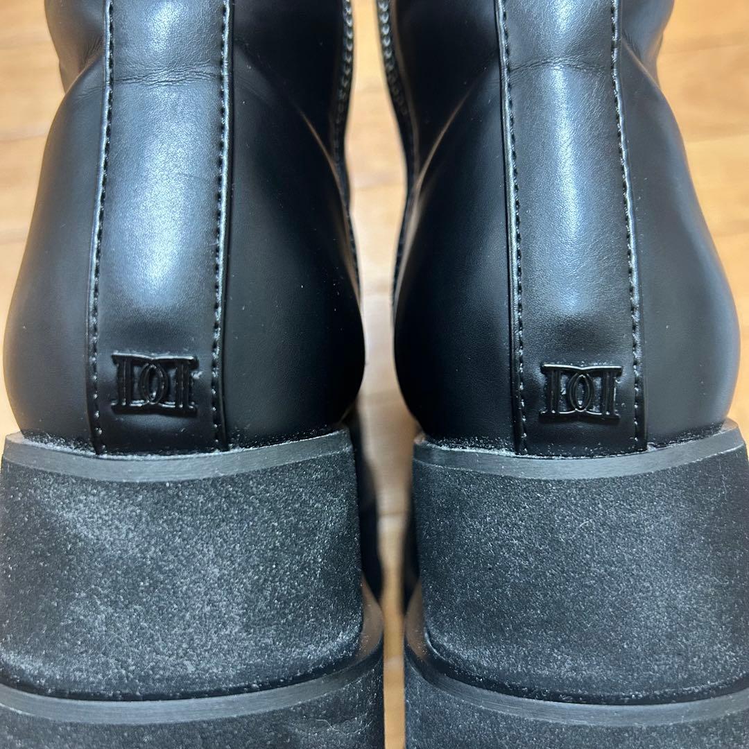 Darich トリプルソールエンジニアブーツ ヒール 厚底 ブーツ ブラック M