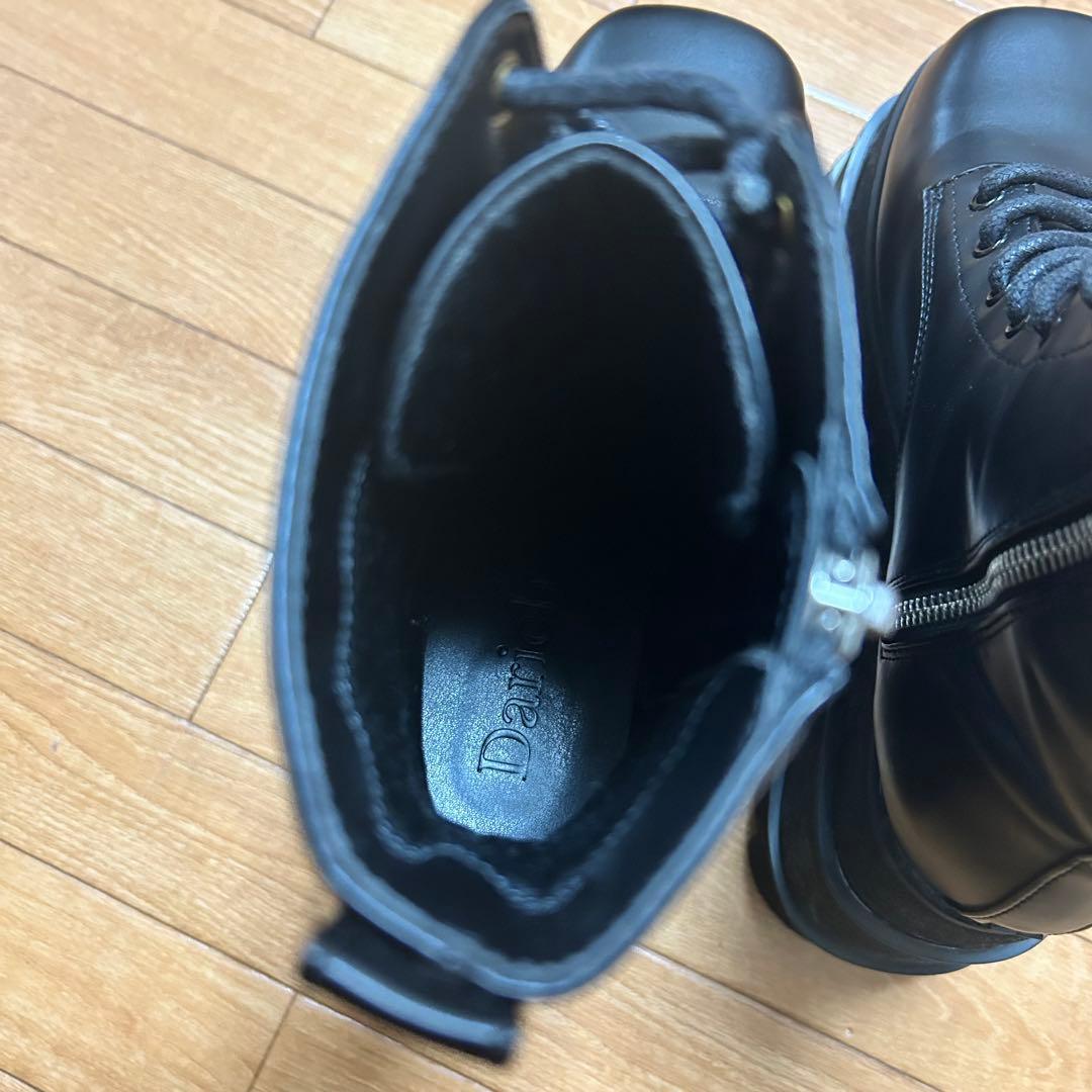 Darich トリプルソールエンジニアブーツ ヒール 厚底 ブーツ ブラック M