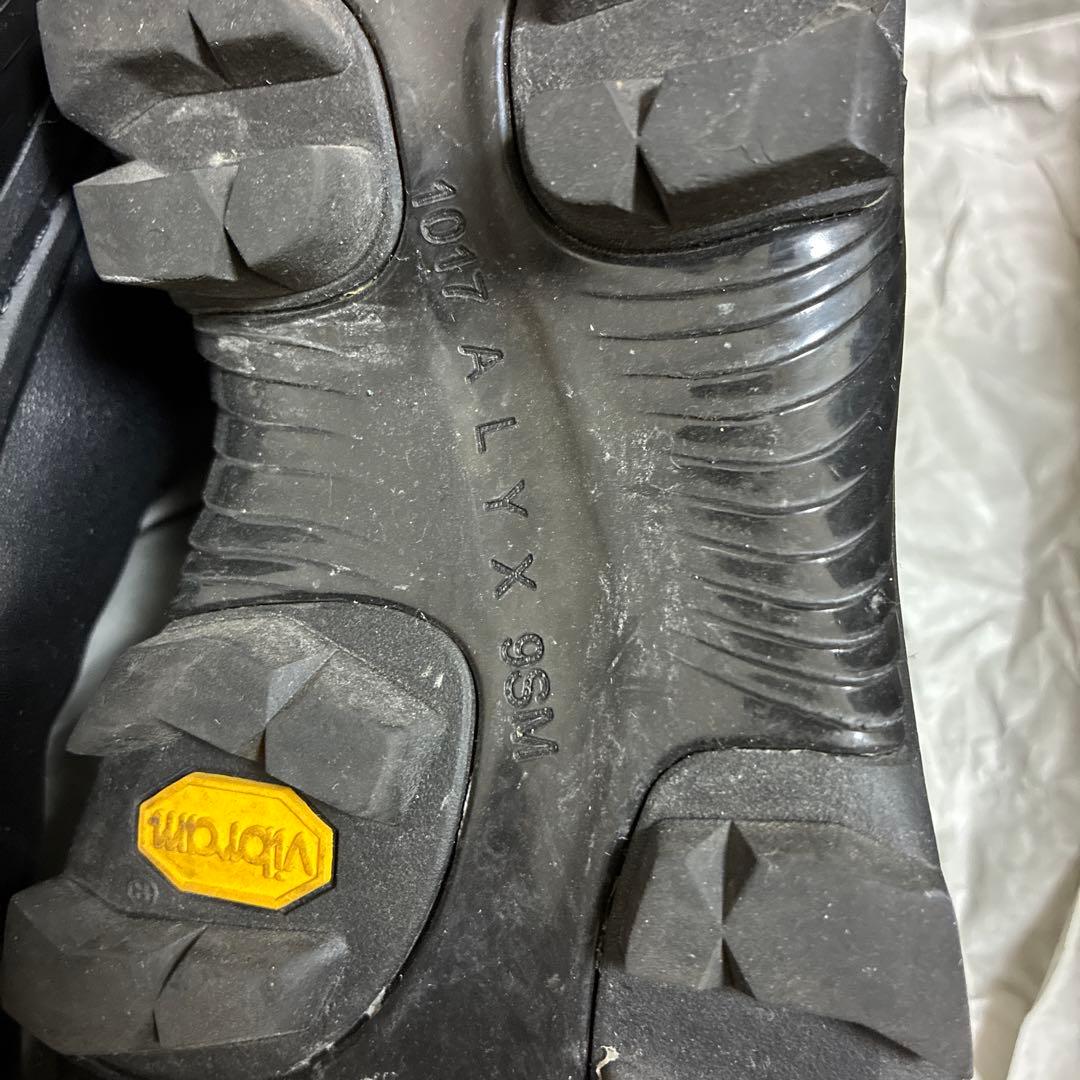 1017 ALYX 9SM ブラック エラスティック ブーツ