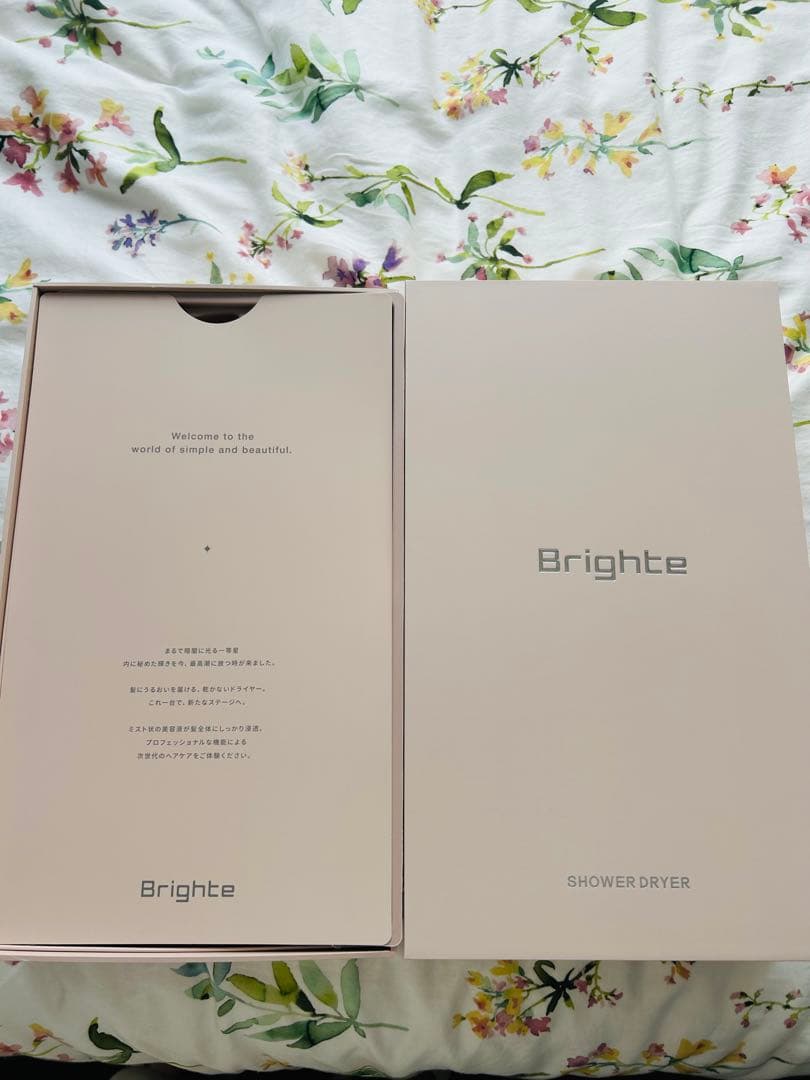 Brighte シャワードライヤー ピンク 3回使用