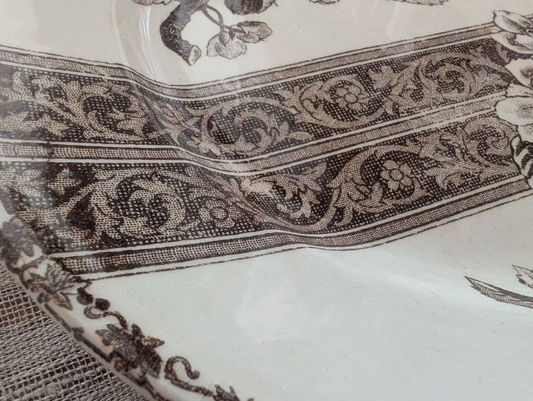 フランス アンティーク エミールブルジョワ 平皿