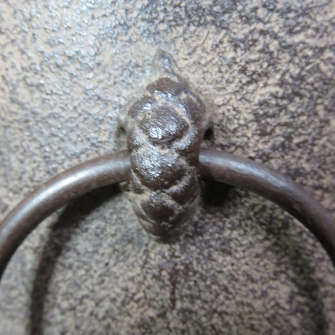 茶釜 富士釜 菊池政光 茶道具 茶器 風炉 銘 共箱 木箱