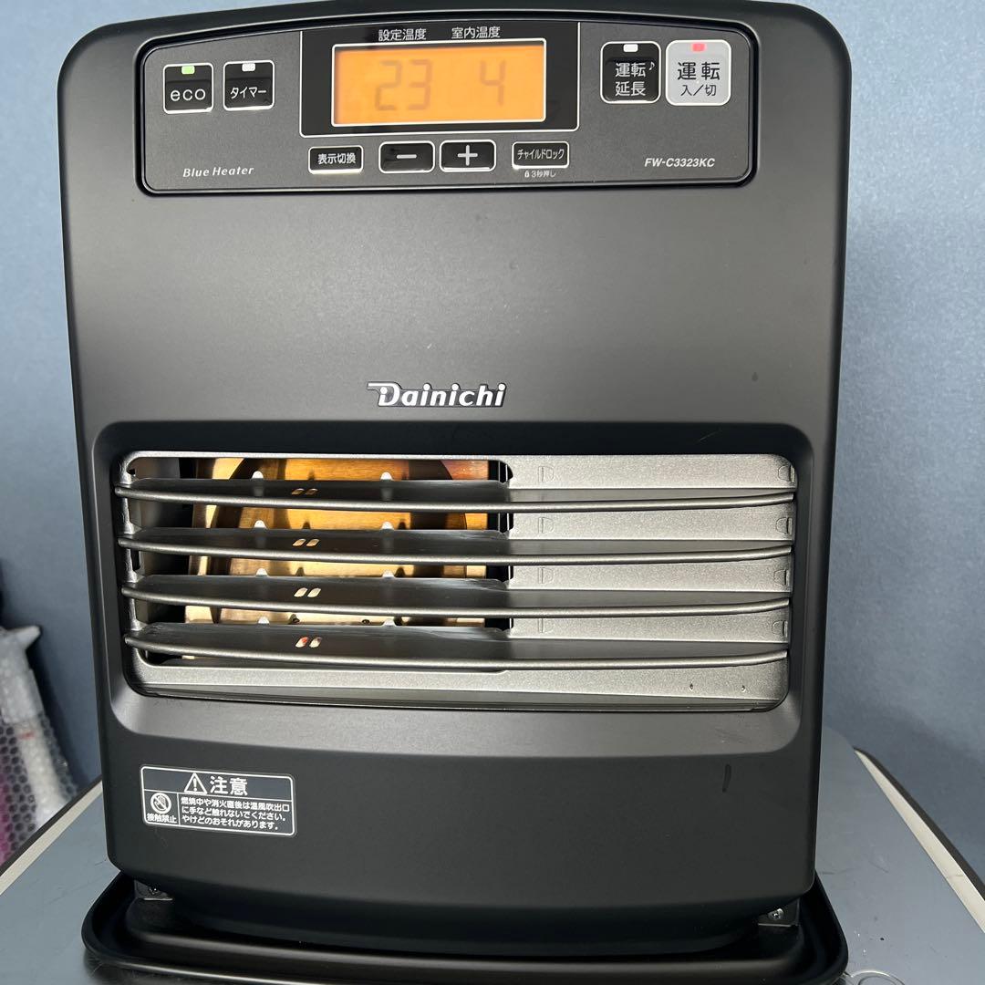 ダイニチ 石油ファンヒーター FW-C3323KC マットブラック