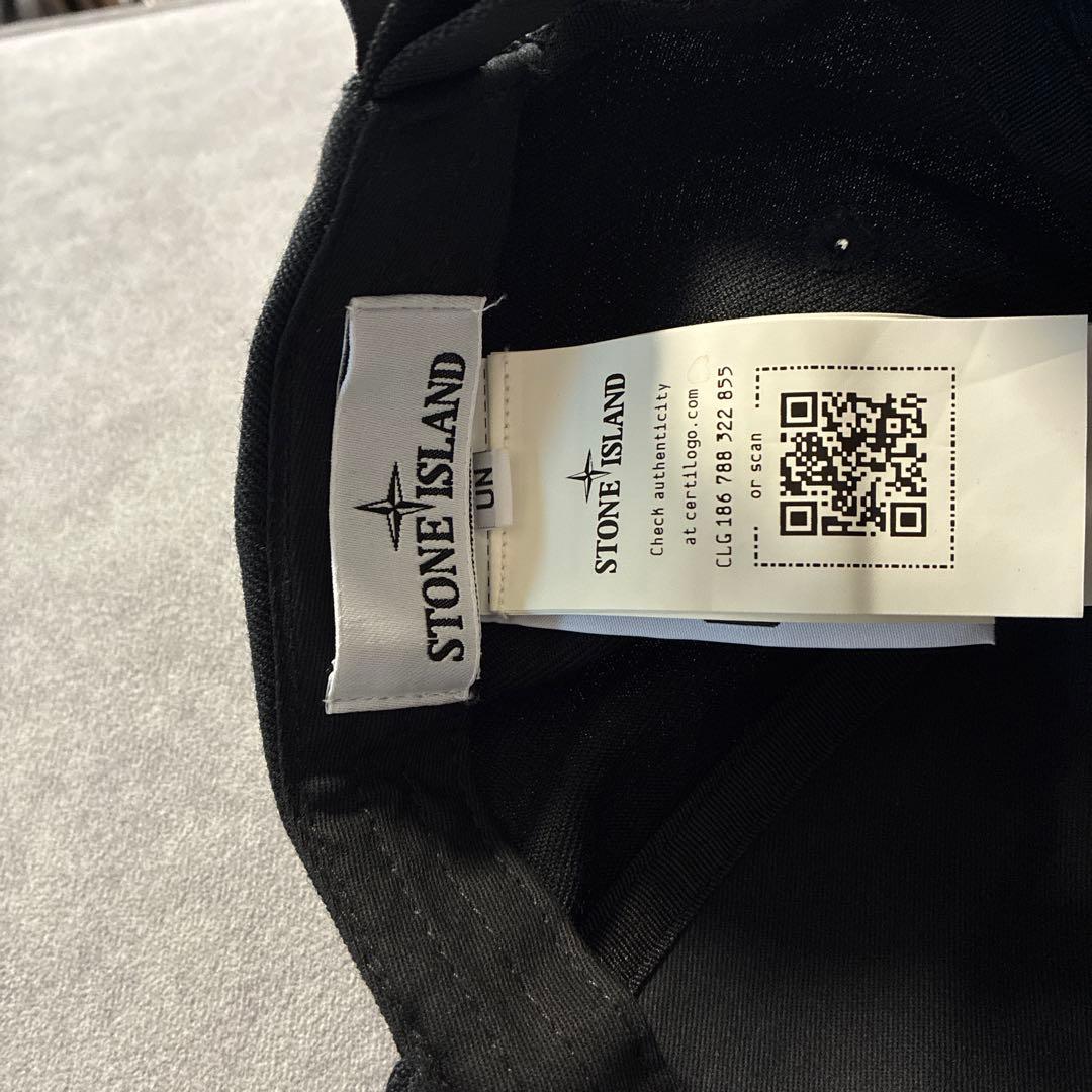 STONE  ブラック ベースボールキャップ