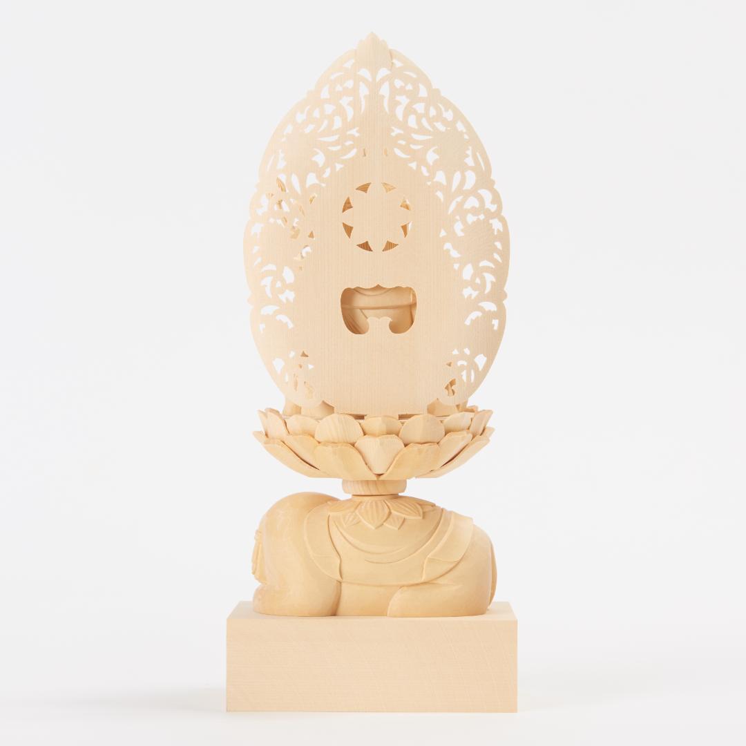 桧　２.５寸　普賢菩薩 仏像 #049