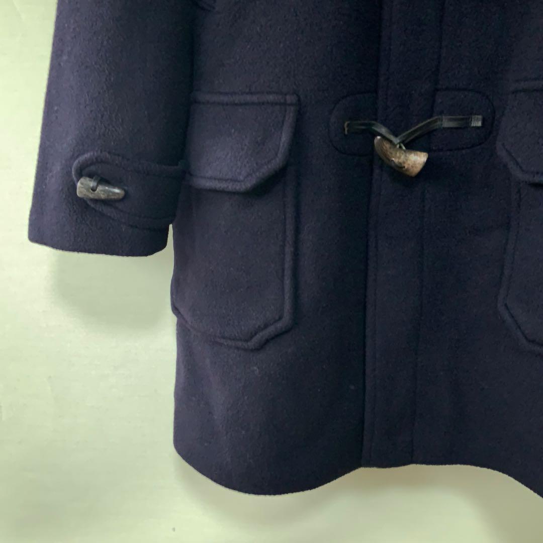 Aquascutum アクアスキュータム ダッフルコート42ネイビー英国製ウール