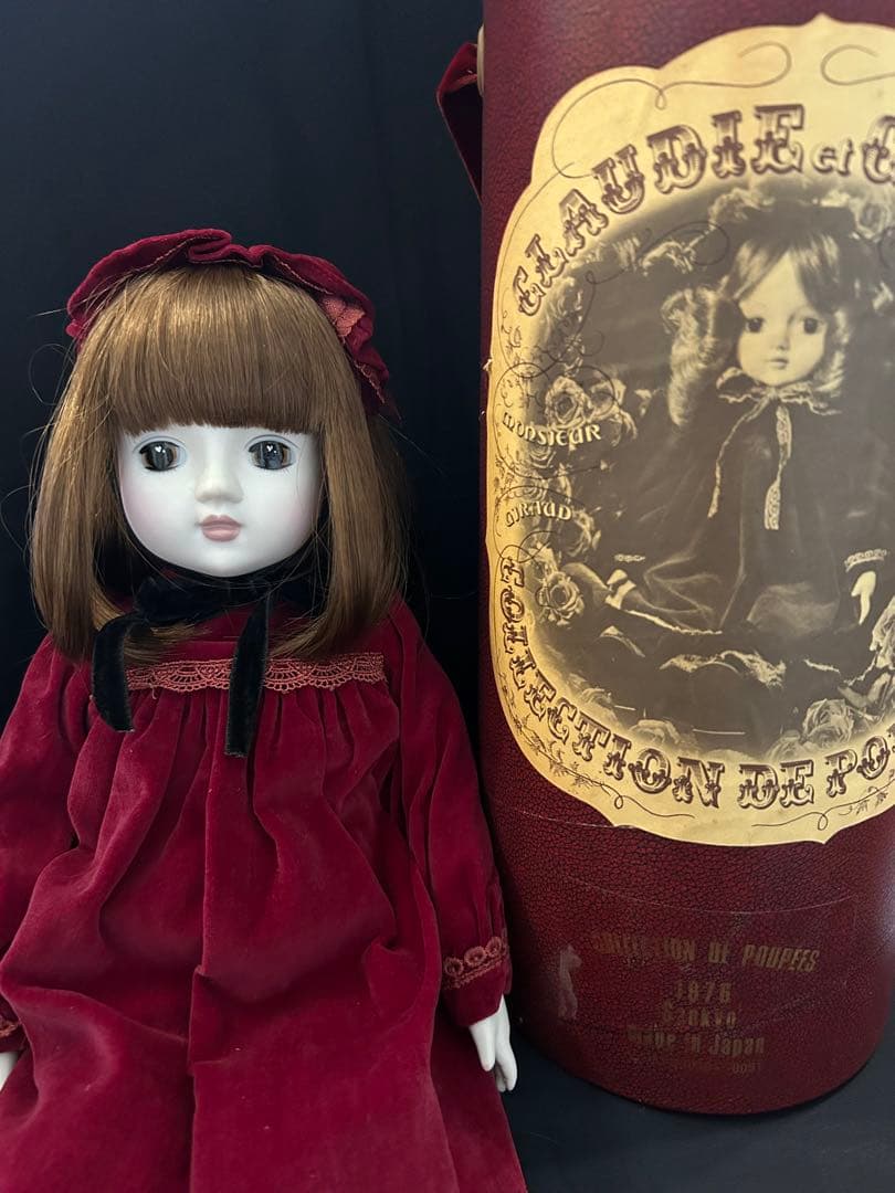 SANKYO ビスクドール オルゴール DOLL MADE IN JAPAN