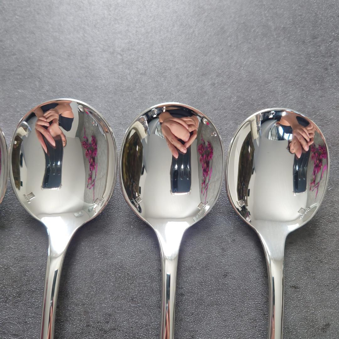 希少 美品 クリストフル フィデリオ コンソメスプーン 6点