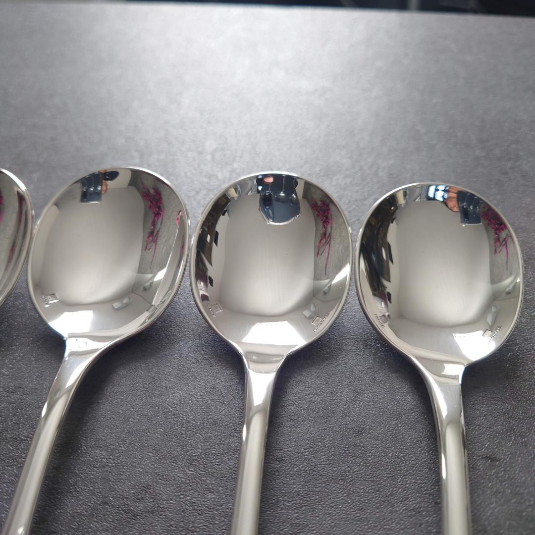 希少 美品 クリストフル フィデリオ コンソメスプーン 6点