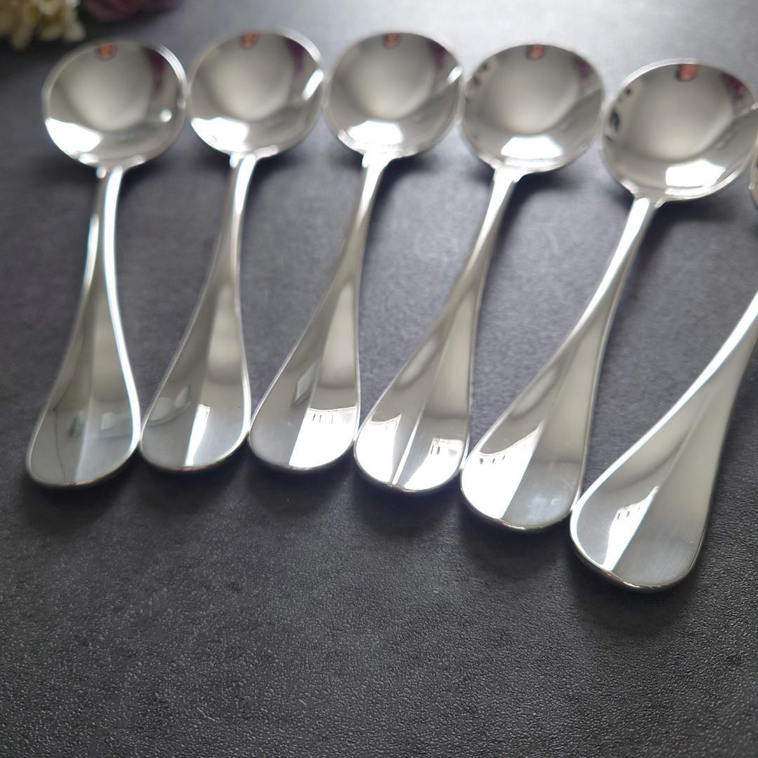 希少 美品 クリストフル フィデリオ コンソメスプーン 6点