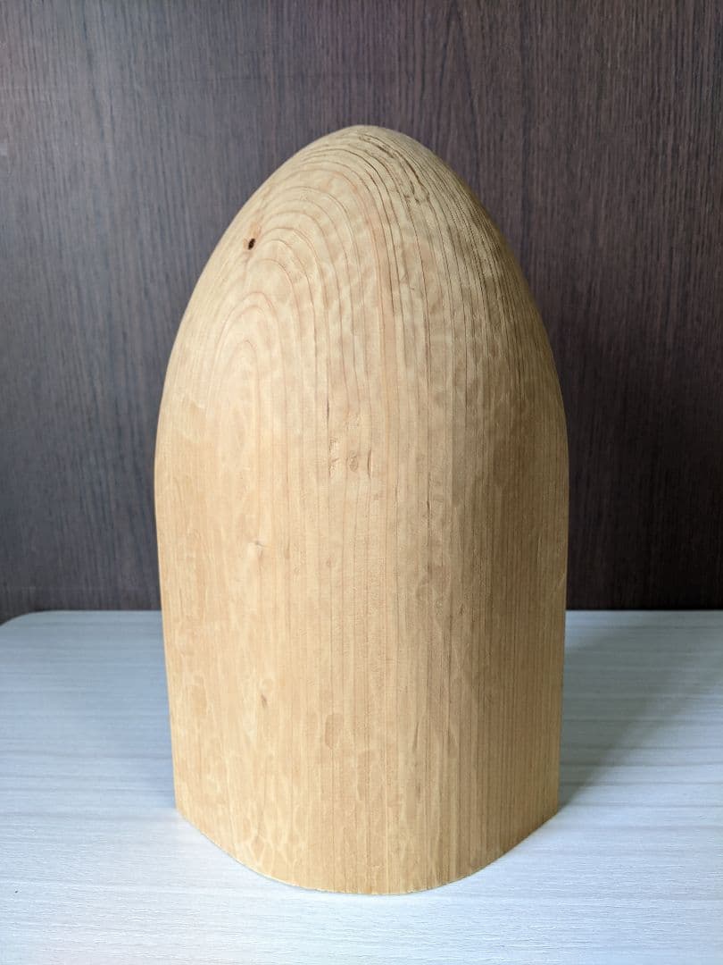 木彫立体　平和観音さまシリーズ　　　　　作品番号 E−6　彫刻家　岩村一博