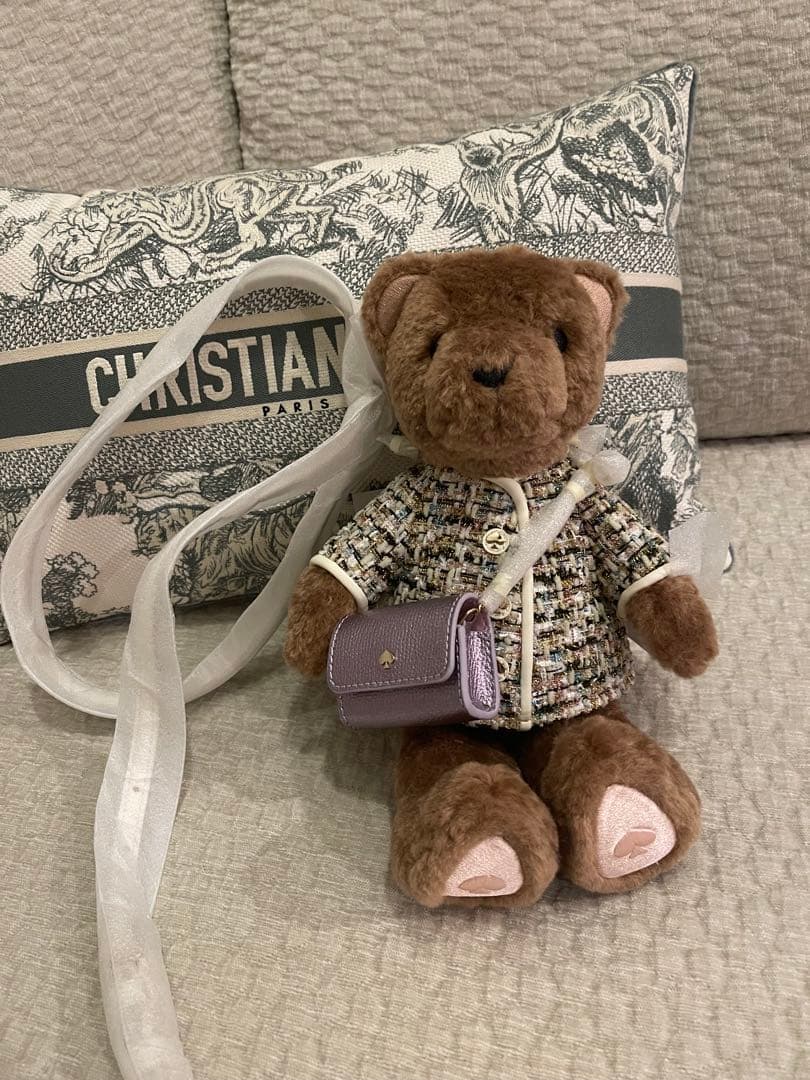 ケイティ ベアー ツイード 3D テディ ベア クロスボディ