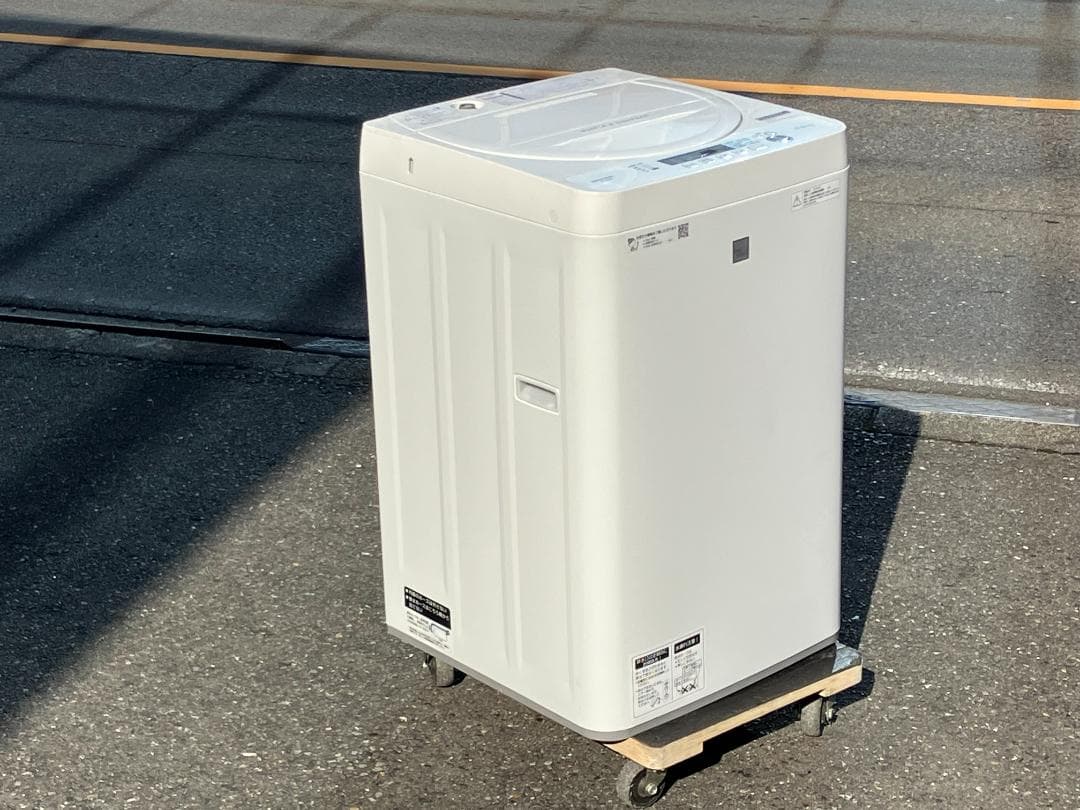 愛知岐阜/送料込★シャープ 4.5kg洗濯機 ES-G4E6-KW 2018年製