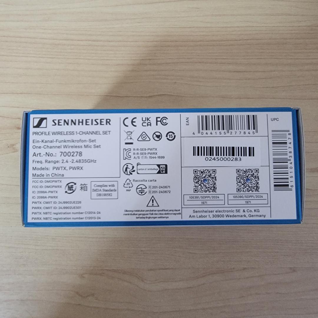 イヤホン SENNHEISER Profile Wireless 1-Channel