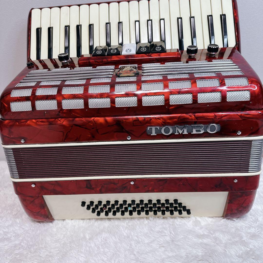 希少　トンボ　TOMBO　アコーディオン　34鍵盤　MUS 1307　初心者