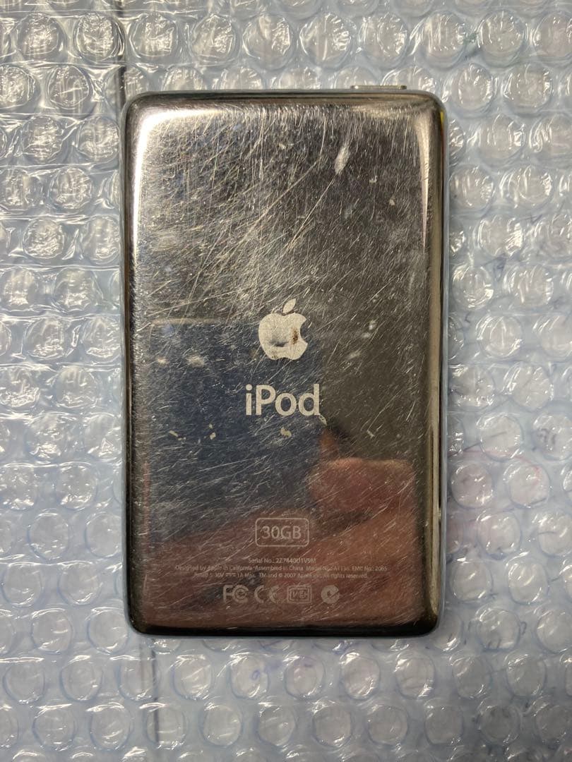 iPod classic 黄透明マスク、HDD、バッテリー全新品交換済　動作OK