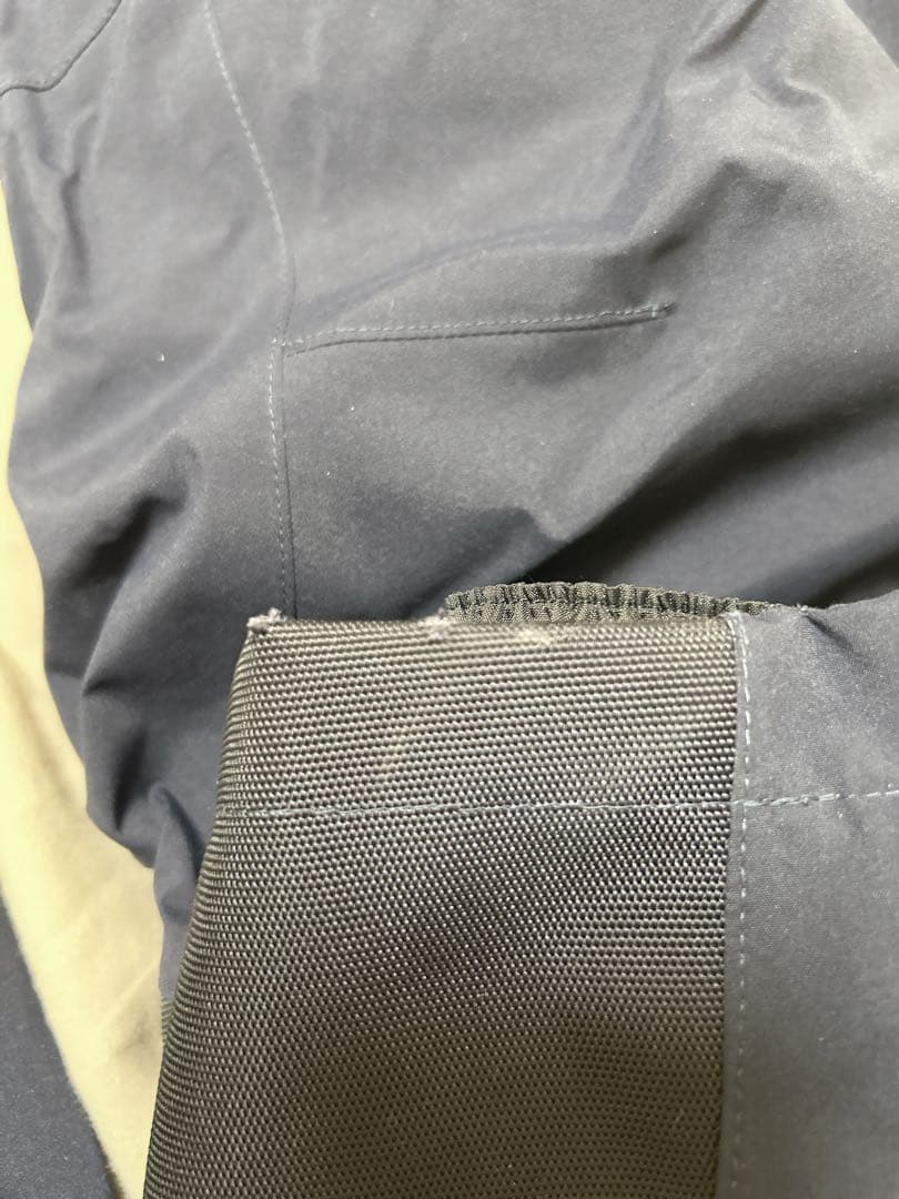 montbell xlサイズ オレンジジャケット ネイビー パンツセット