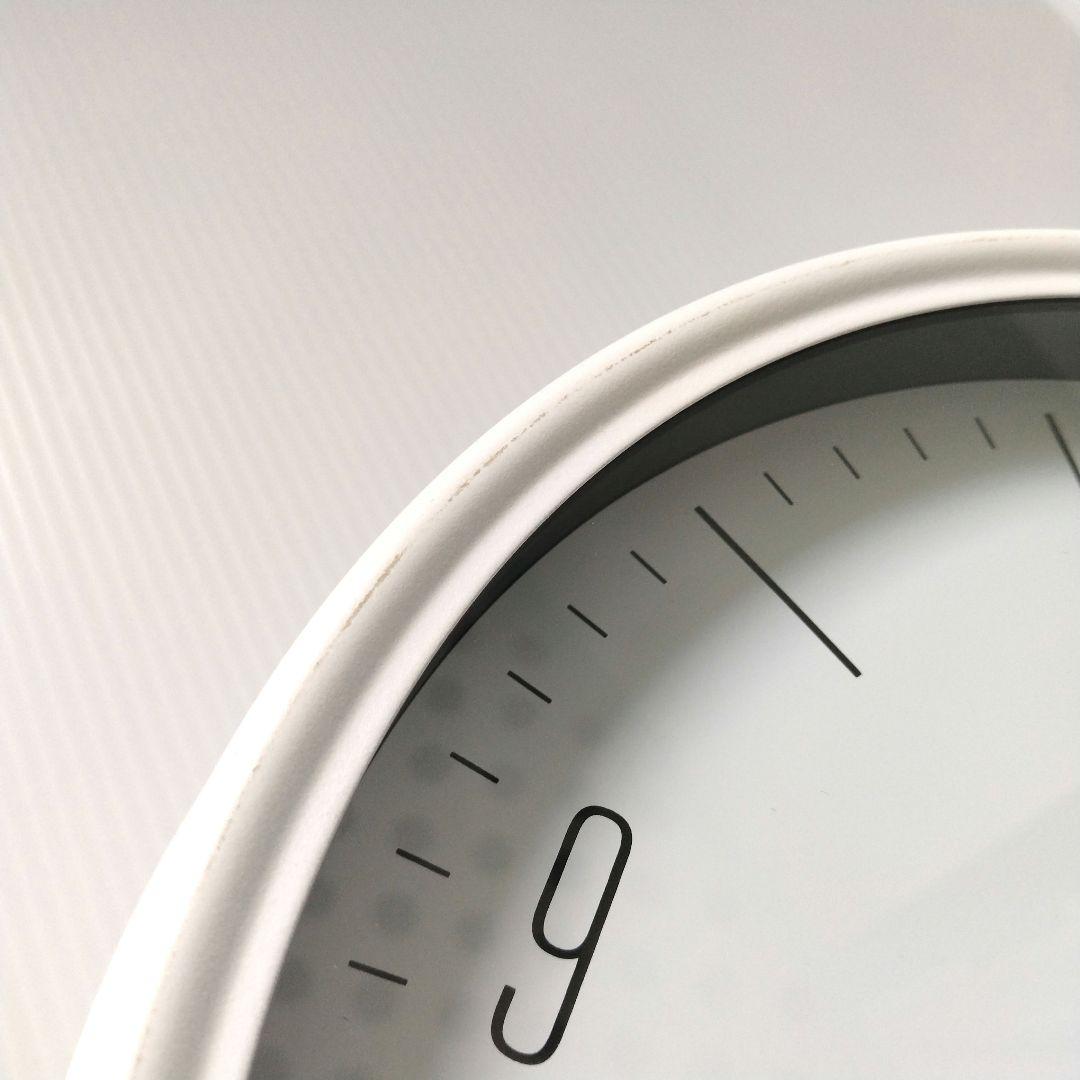 壁掛け 両面時計 ウォールクロック インテリア ホワイト 壁付け