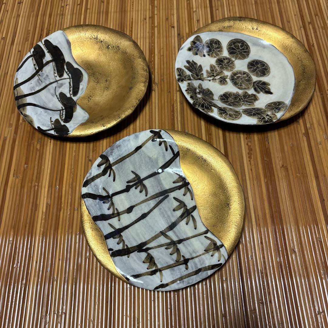和風デザイン 陶器皿 6枚セット