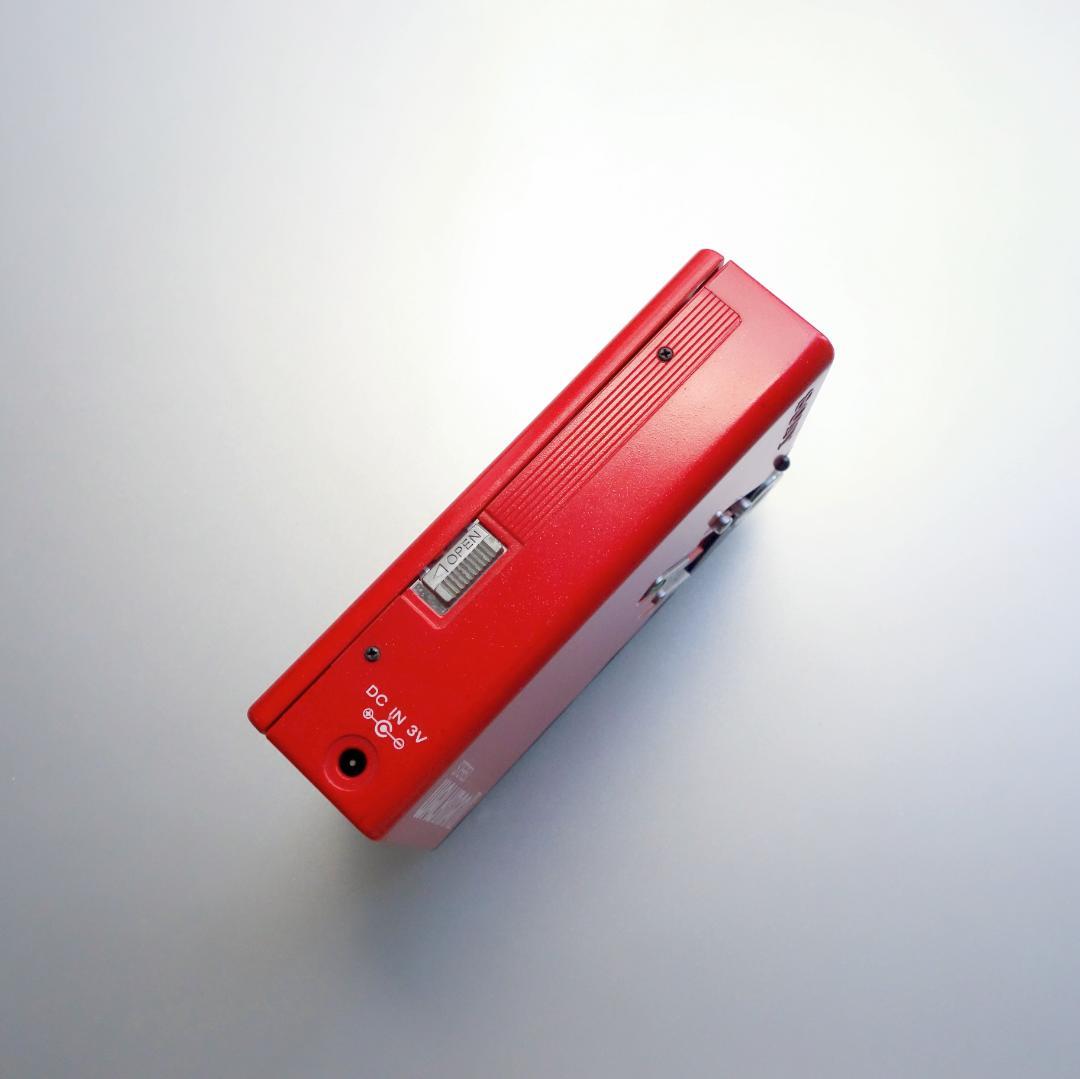 【動作整備品】 WM-2 ソニー カセットテーププレーヤー ウォークマン RED