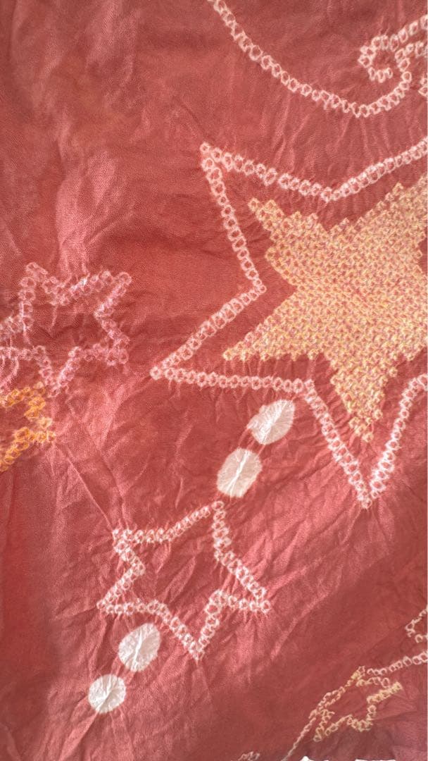 有松鳴海絞り浴衣　有松絞り浴衣　絞り　裄67