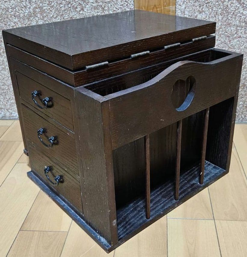 昭和レトロ　文机　折りたたみ机　裁縫机