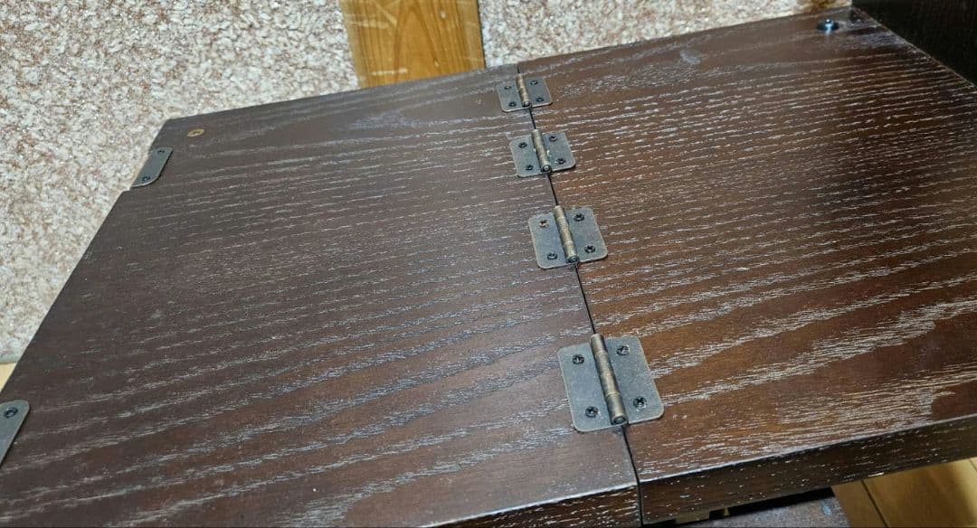 昭和レトロ　文机　折りたたみ机　裁縫机