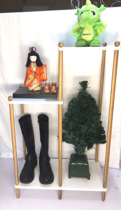 階段棚ランク　　未使用