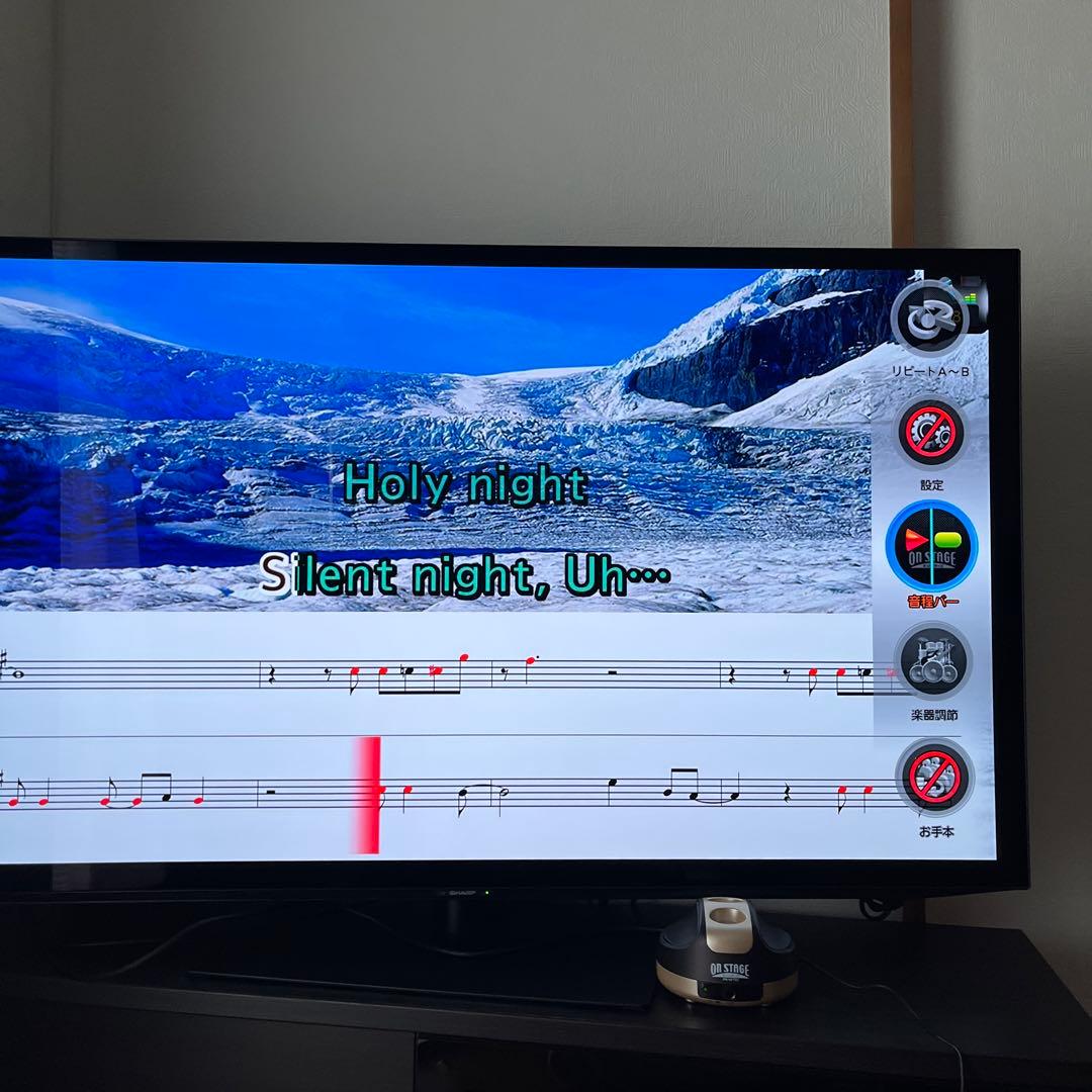 カラオケ　オンステージ　曲数1250曲を内蔵　帰省中のお楽しみに最適です