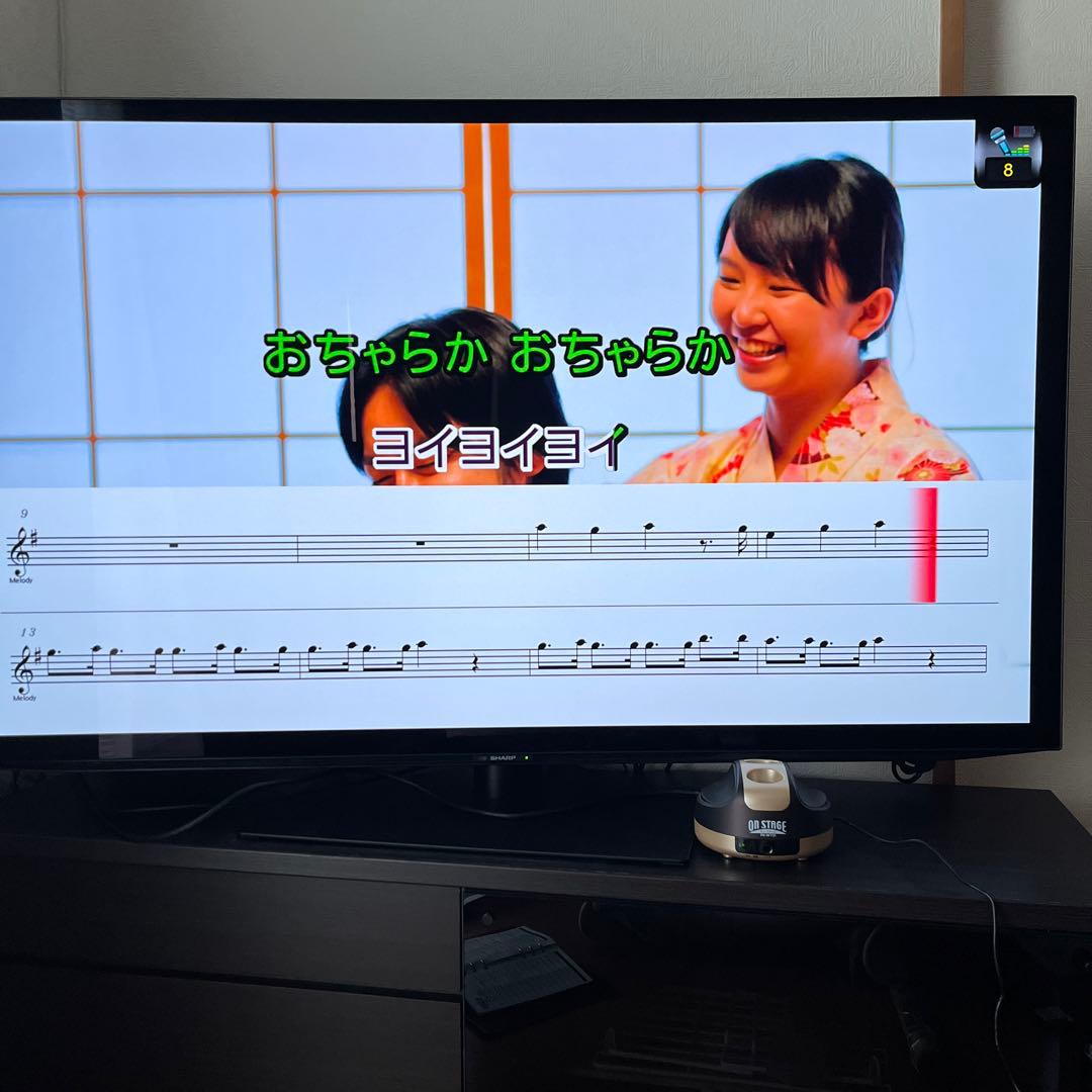 カラオケ　オンステージ　曲数1250曲を内蔵　帰省中のお楽しみに最適です