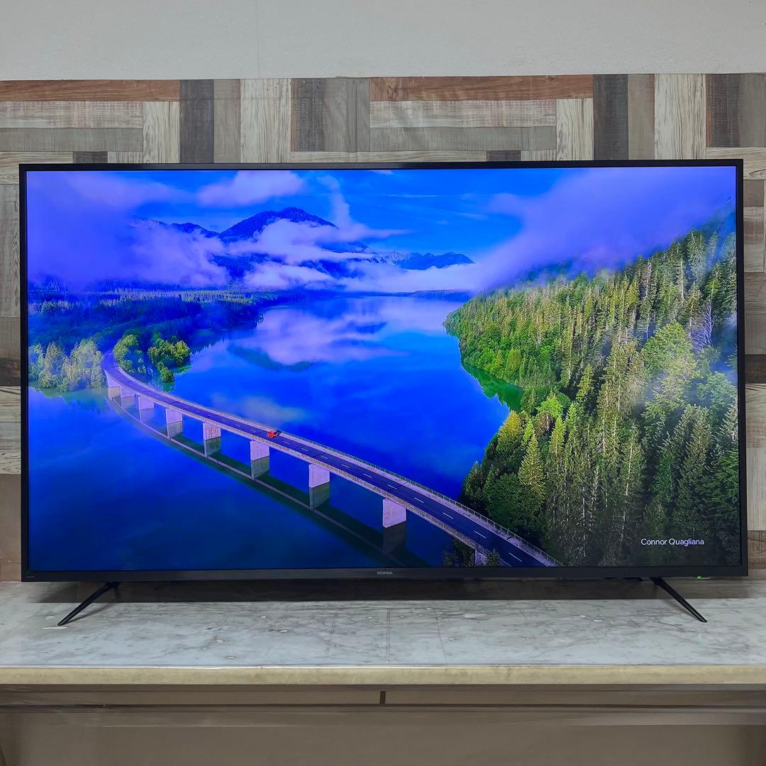 即日受渡❣️全国送料込3年前購入アイリスオーヤマ65型4Kチューナー内蔵液晶テレビ