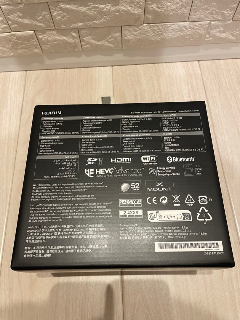 【新品】FUJIFILM X-S20 XC15-45mmレンズキット日英モデル