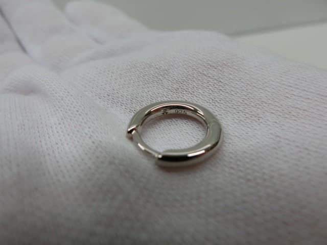 新品正規品【Tom Wood】Classic Hoops ピアス シルバー