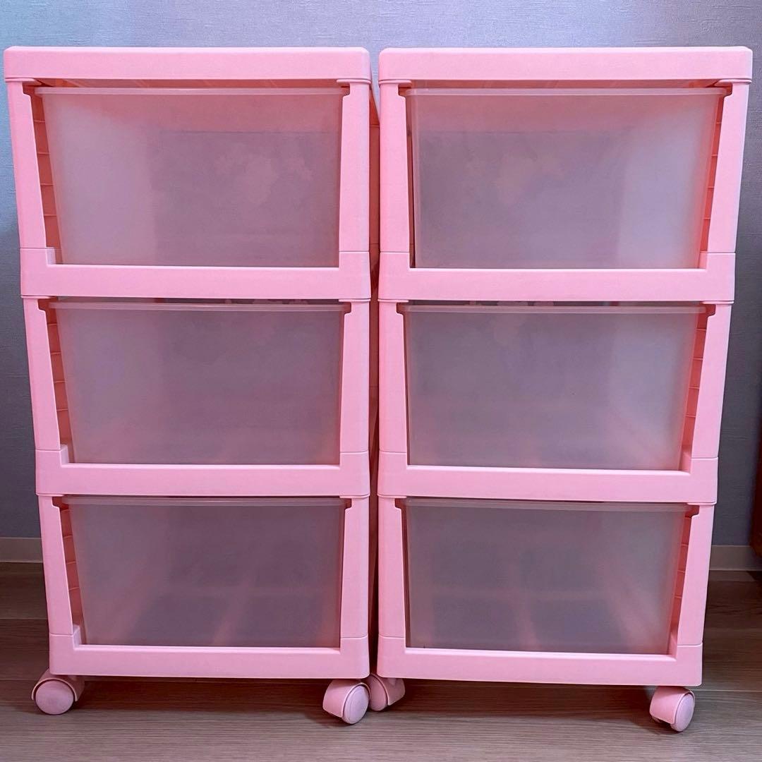 サンリオ ハローキティ 3段 衣装ケース 収納ケース チェスト