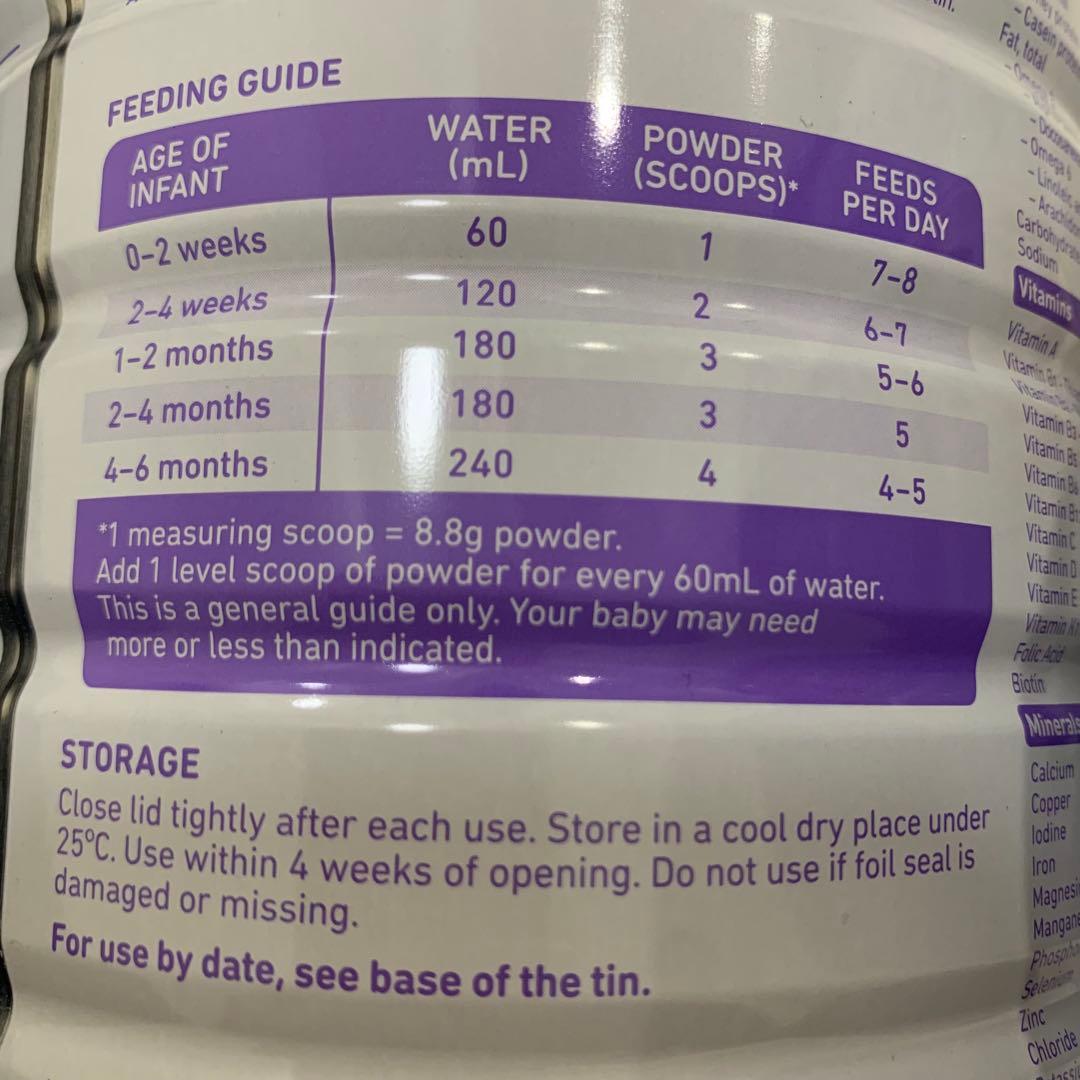 Bubs バブズ オーガニック粉ミルク800g ステップ1(0〜6ヶ月) ×9缶