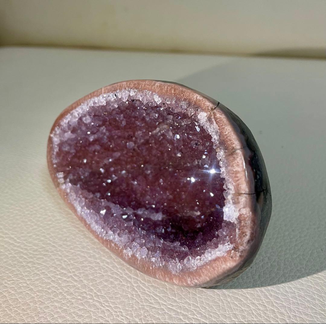 アメジスト マネーボックス ドーム 浄化 幸運 魔除 パワーストーン 紫水晶