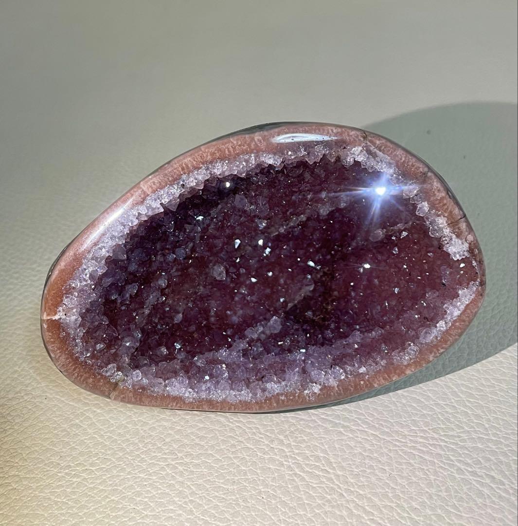 アメジスト マネーボックス ドーム 浄化 幸運 魔除 パワーストーン 紫水晶