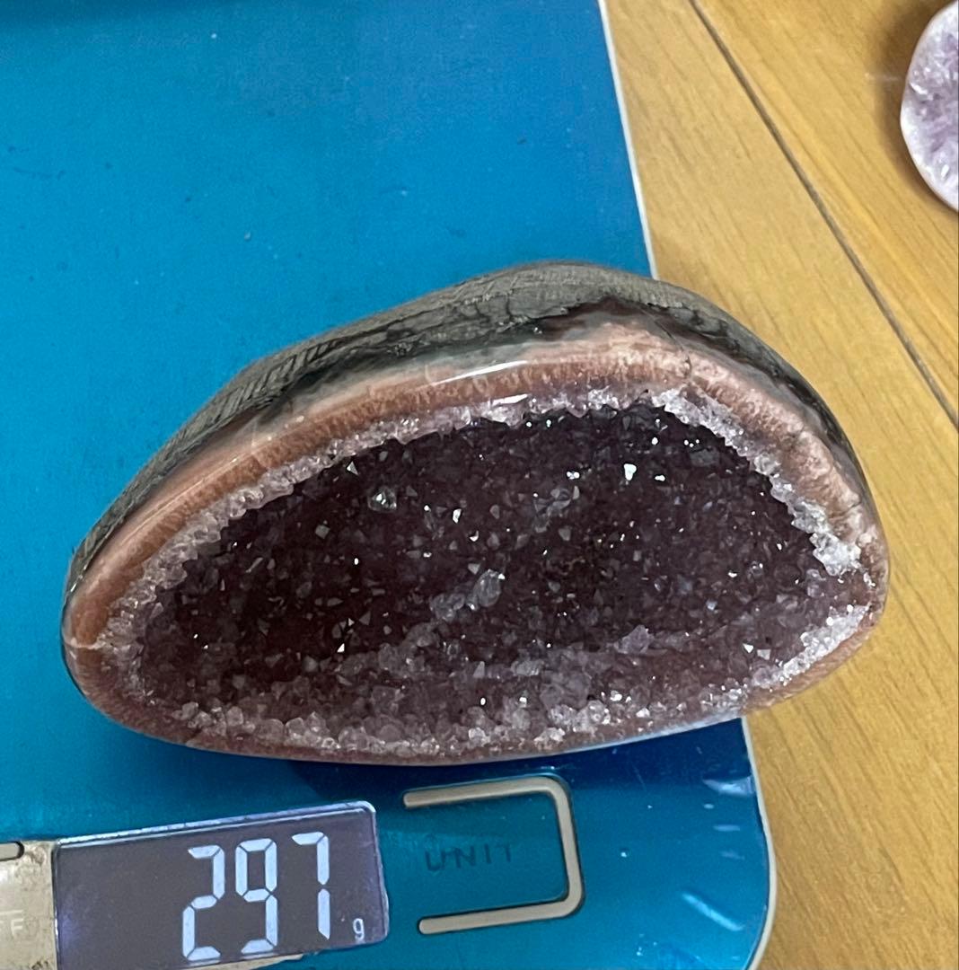 アメジスト マネーボックス ドーム 浄化 幸運 魔除 パワーストーン 紫水晶