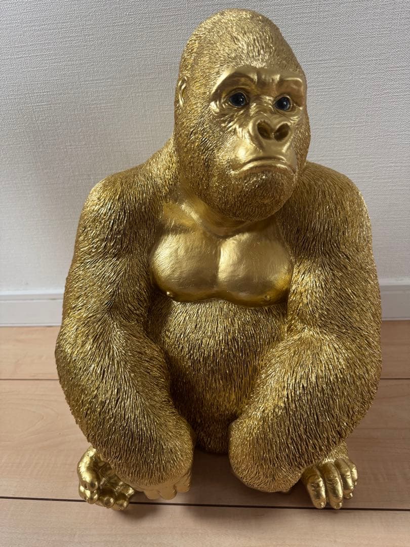 ゴールド ゴリラ オーナメント
