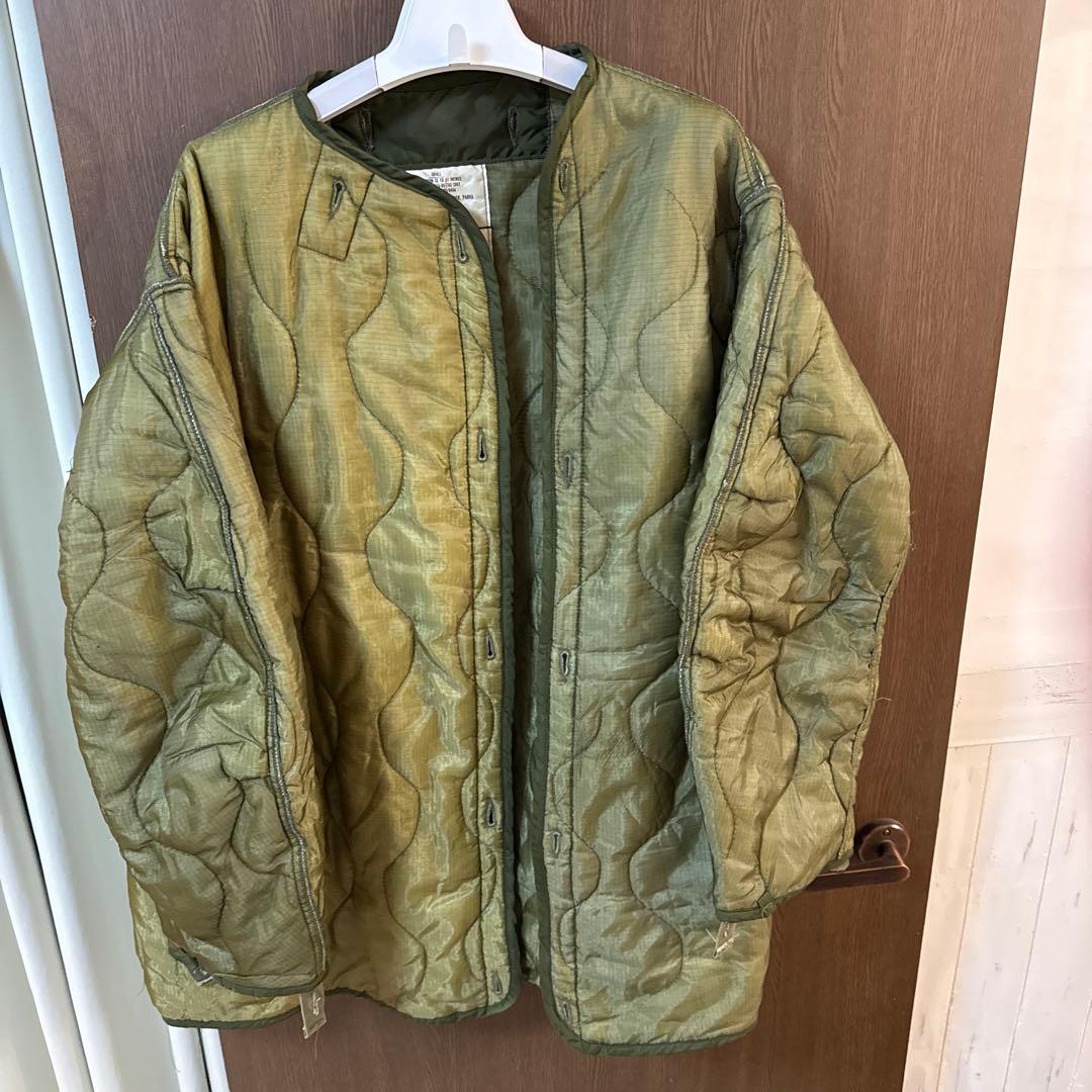 70's デッドストック をワンウォッシュS m-65 ライナー 米軍実物