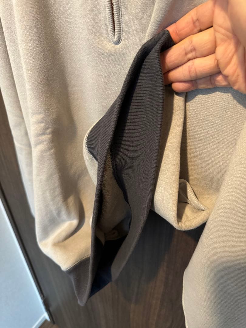 グラフペーパーxループウィラー ハーフジップスウェット サイズ0