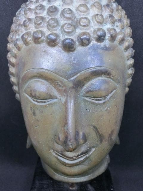 ブッダ　仏陀　仏頭　仏像　タイ　アンティーク　置物