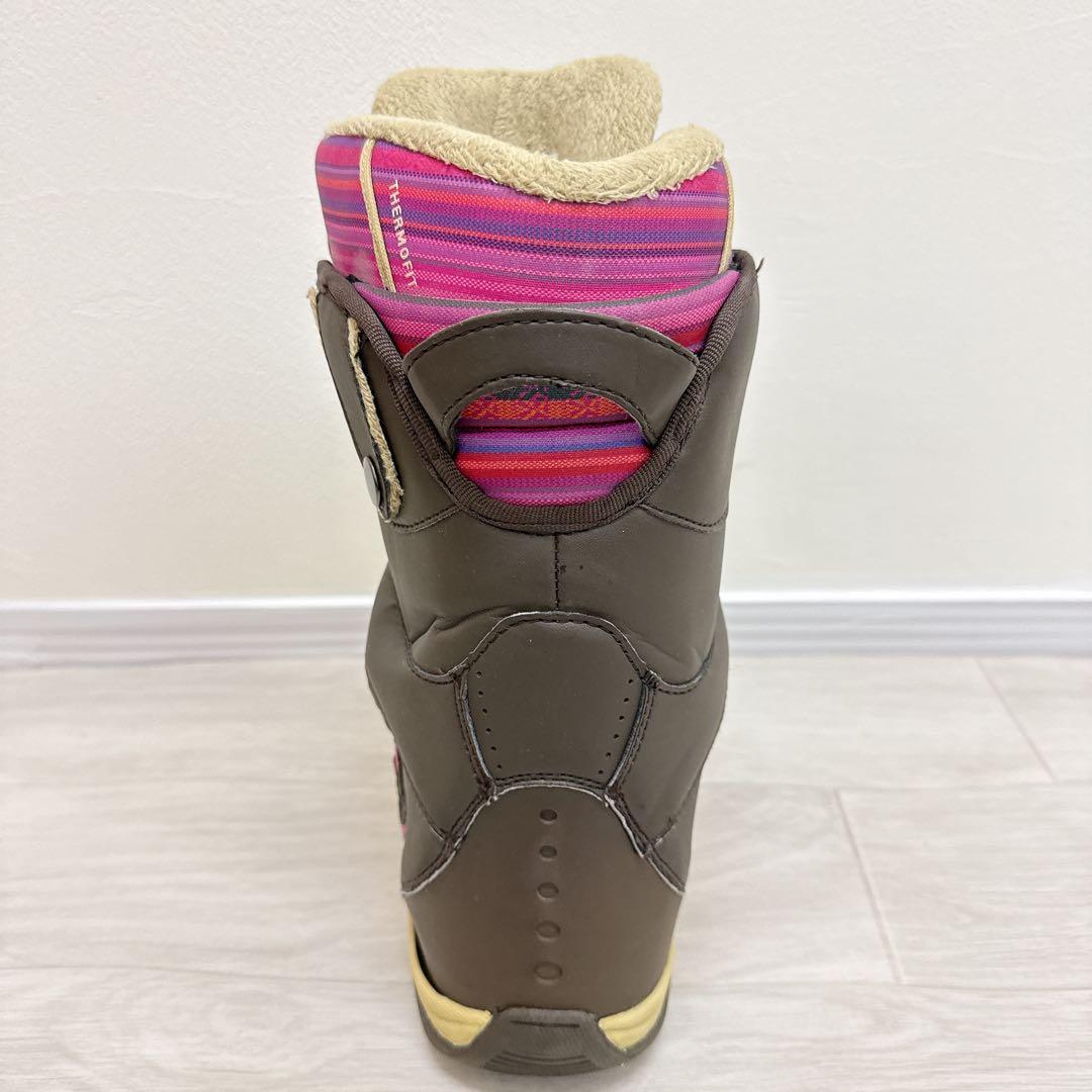 【美品　HEAD】ヘッド ワン ボアスノーボードブーツ ブラウン/ピンク