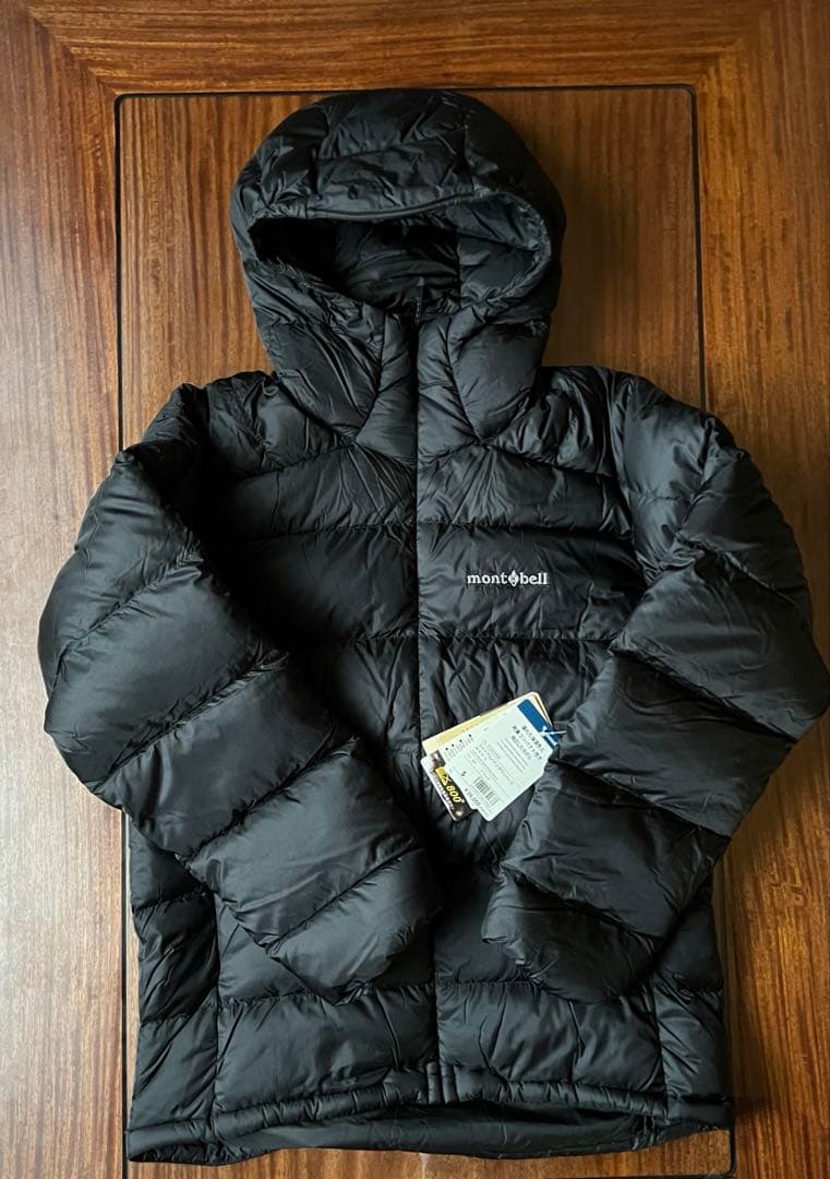 モンベル ライトアルパインダウン パーカ Men's 黒