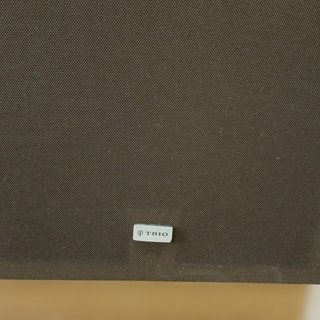 【値下げ】美品　TRIO スピーカー　ペア　シリアル同番　動作確認済み