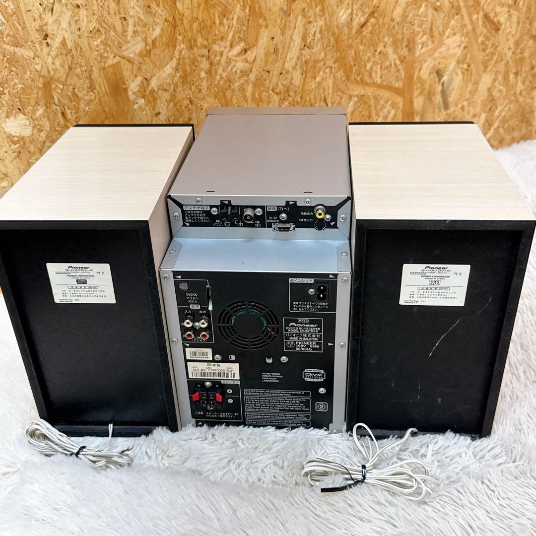 Pioneer X-HA7DV-K DVD CD MD FM/AM マルチコンポ