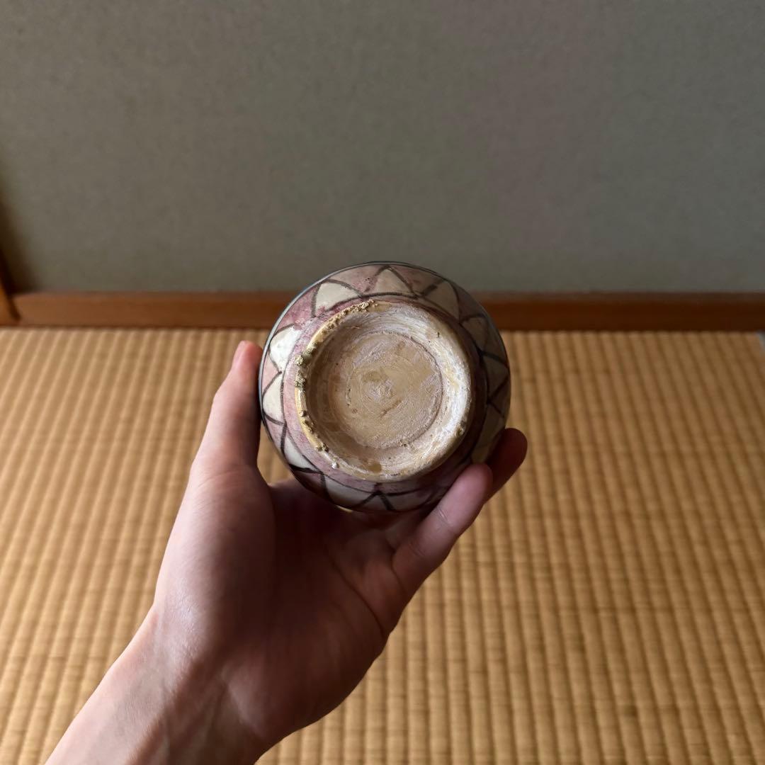 マジョリカ焼 マヨリカ焼 色絵魚文瓶 18世紀 古美術 骨董 デルフト 江戸時代