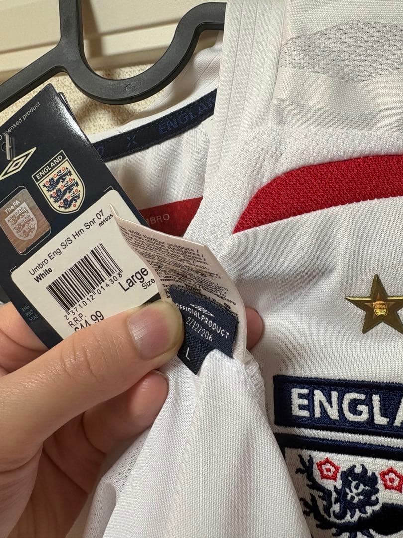 【完全正規品】 ベッカム歴代ユニ8枚 95/96-12/13英代表タグ付証明書有